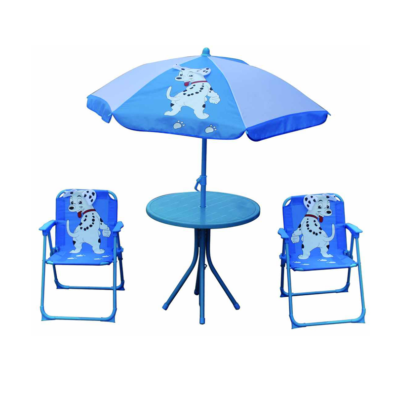 Kids Folding Beach Chair and Umbrella Set