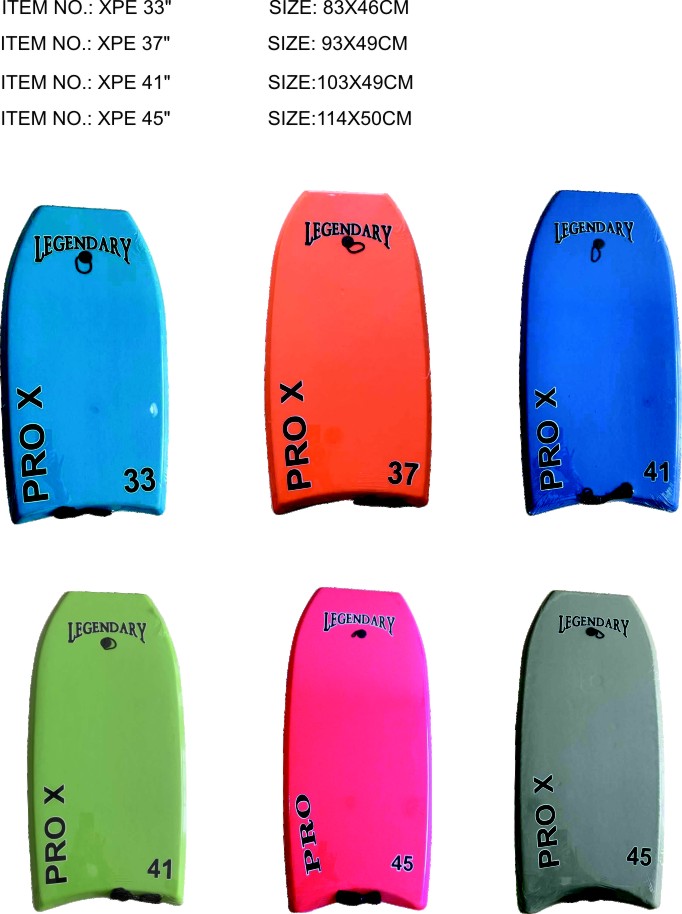 XPE Bodyboard Surfboard 33" to 45"