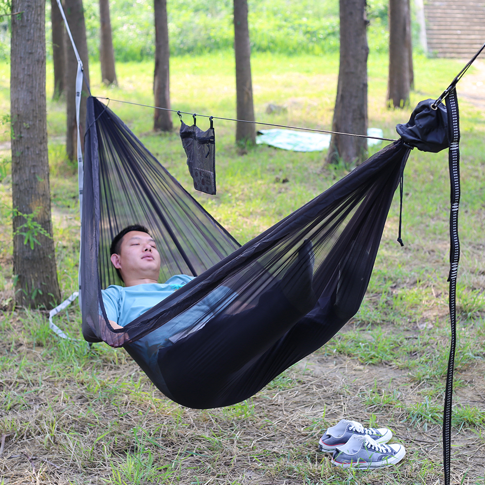 Double Camping Hammock - 70D Nylon Taffeta