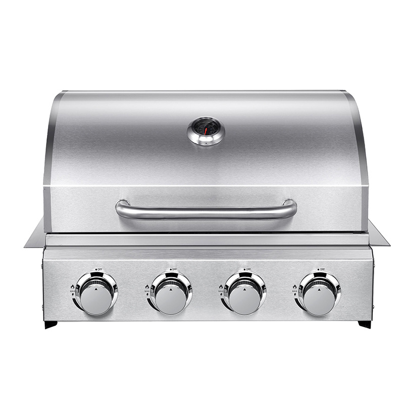 304 Stainless Steel Built-in Gas Grill for Home Courtyard