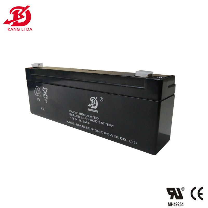 Kanglida 12V 2.3Ah Lead Acid Battery for Fire Alarm