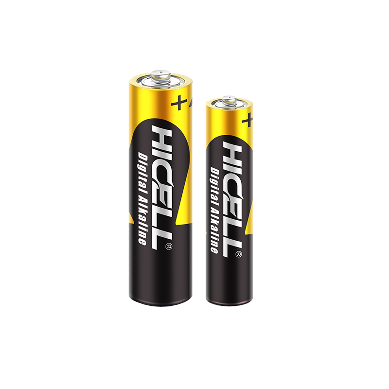 HICELL LR6 LR03 Alkaline Batteries AA AAA Size, 6-Piece Blister Card