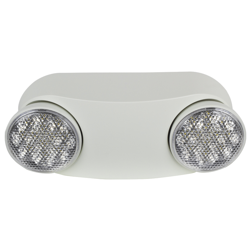 UL Listed Double Head LED Emergency Light with Rechargeable Exit Sign