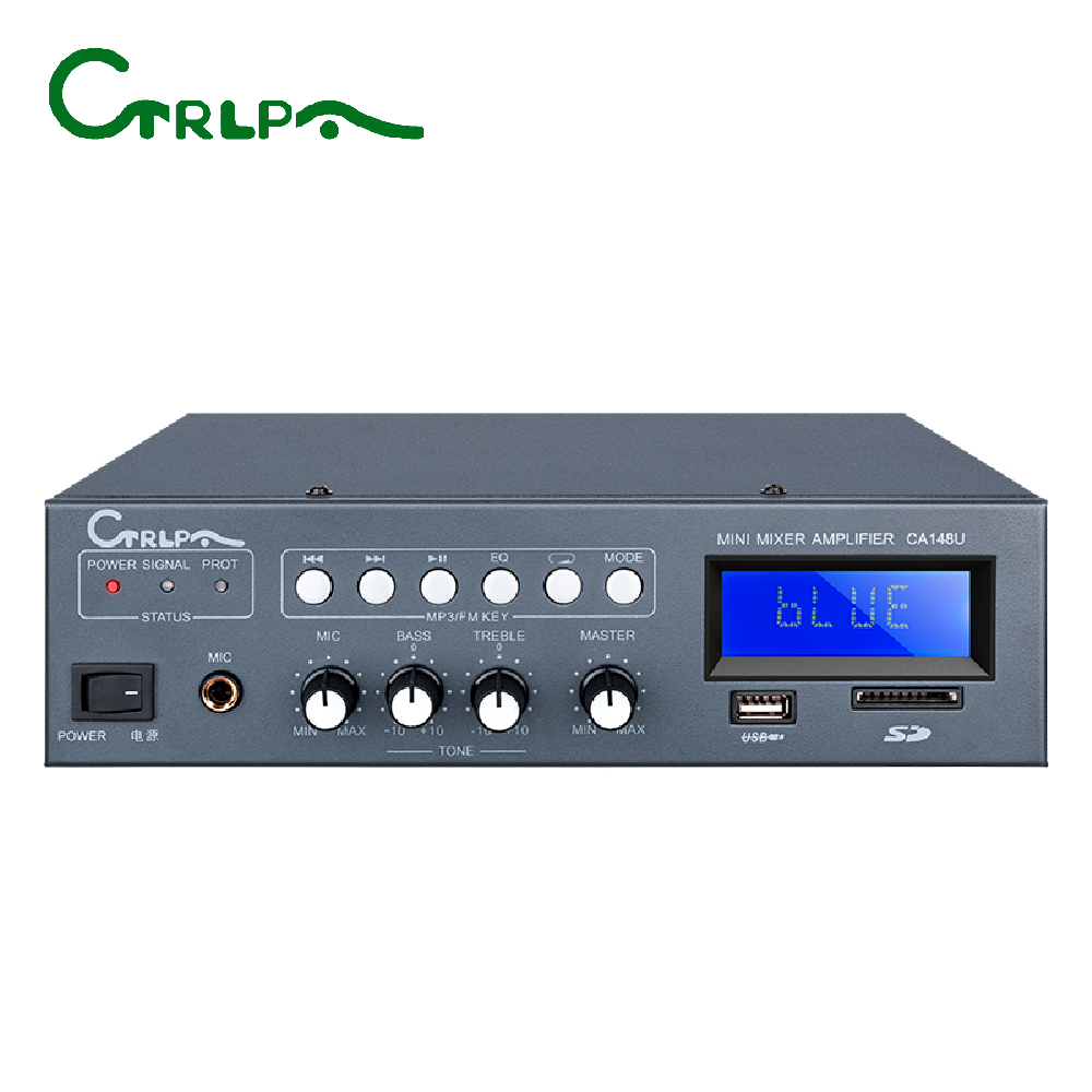 CTRLPA CA148U 120W Digital Multimedia Amplifier with MP3, Bluetooth, and Radio