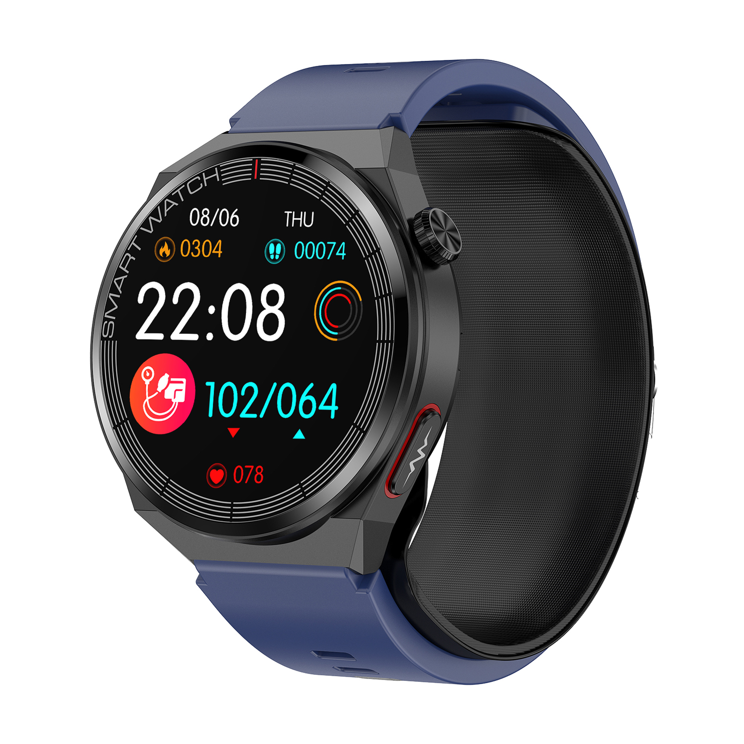 EL405 Smartwatch with Blood Pressure and ECG Monitoring