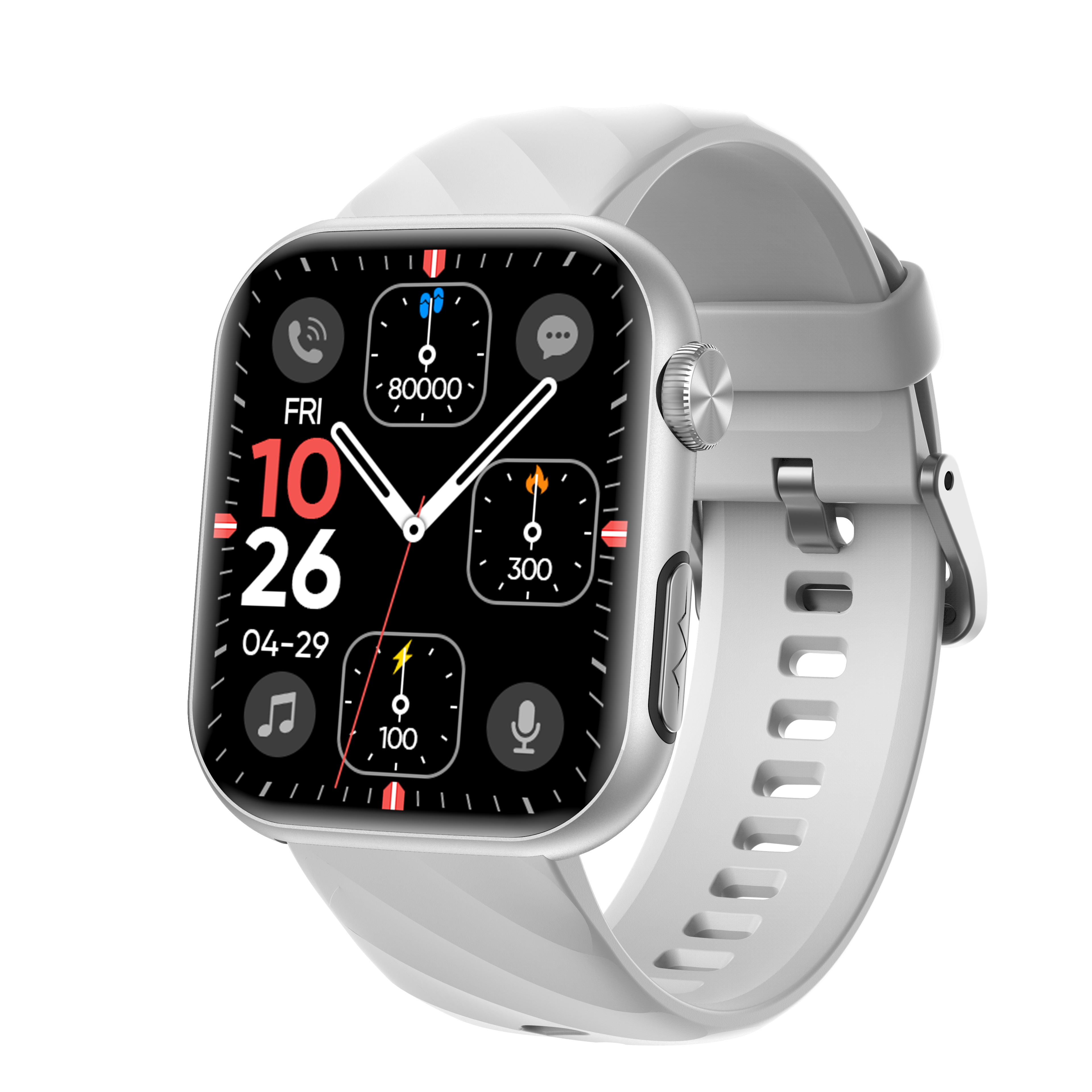 EA303 Smartwatch with AMOLED Display, ECG, PPG, and 50 Sports Modes