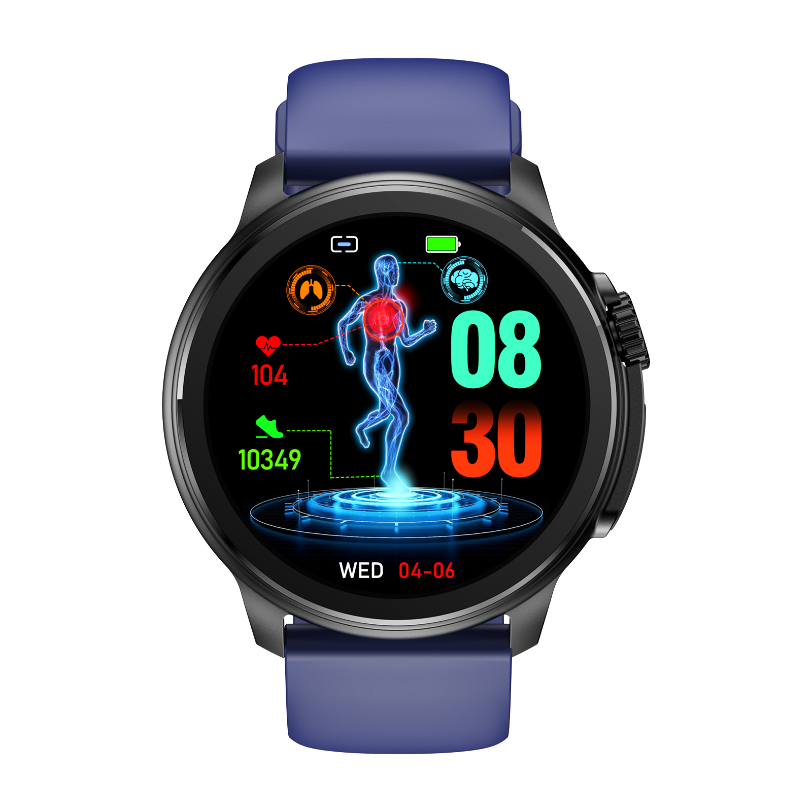 EA304 Smartwatch with AMOLED Display, ECG, and Glucose Monitoring