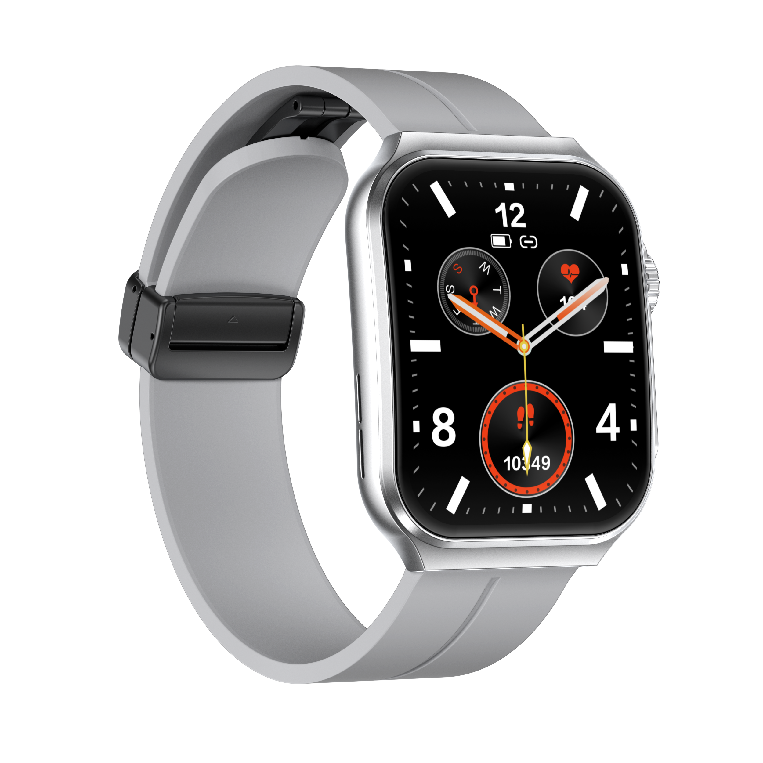 EA308 Smartwatch with 1.96-inch IPS HD Screen, Bluetooth Calling, Health Monitoring