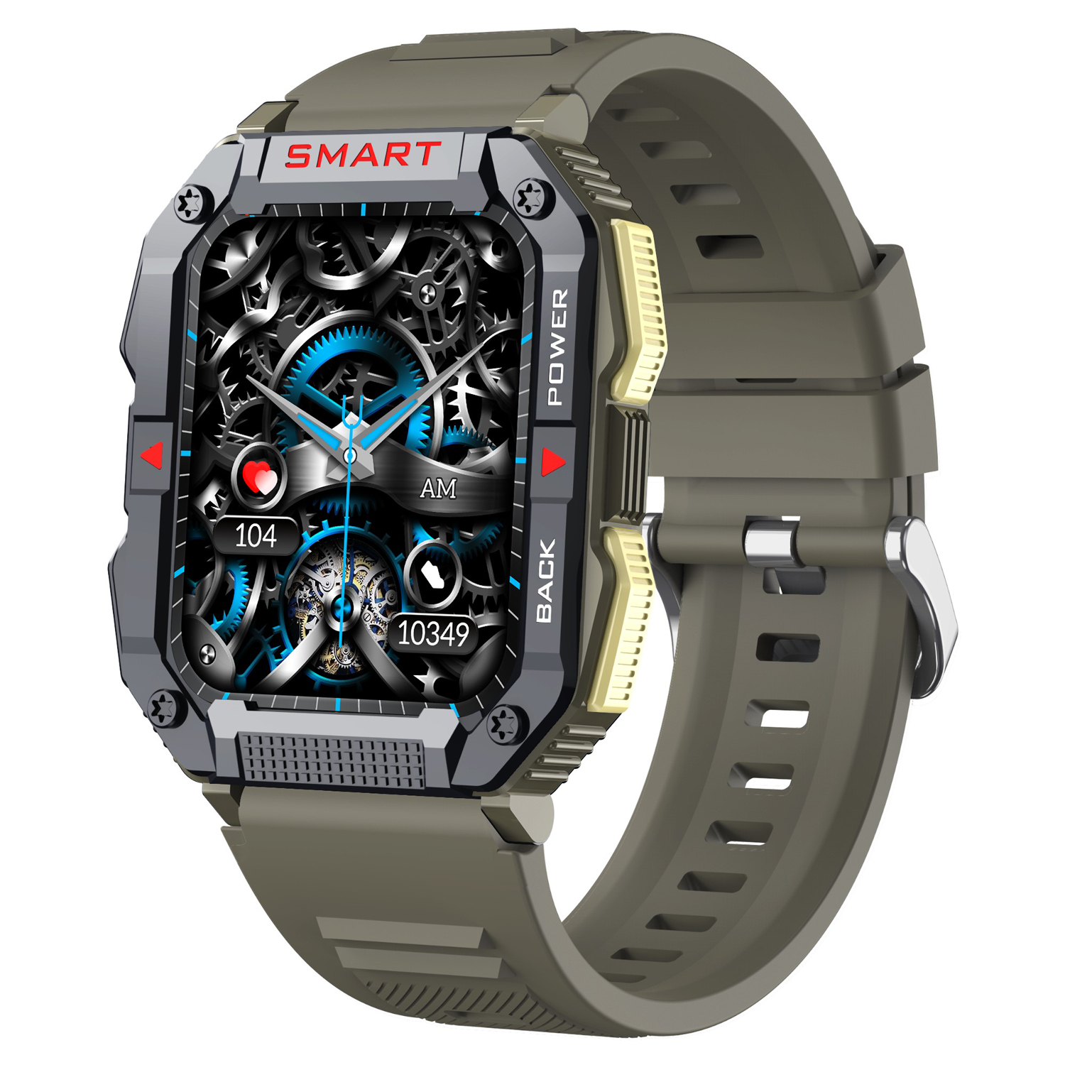 NFZIC EC101 Smartwatch with 1.83-inch HD Screen, Bluetooth Calls, Health Monitoring