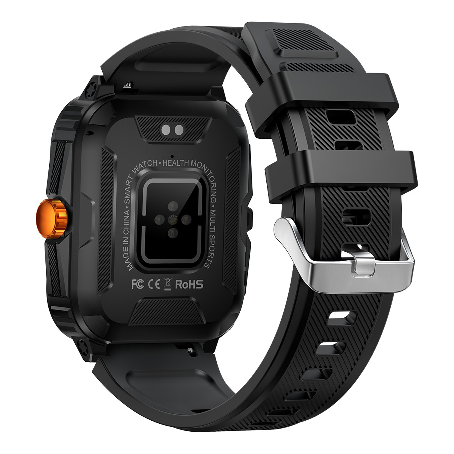 EC103 Smartwatch with 1.96-inch IPS Display, Health Monitoring, and Bluetooth 5.0