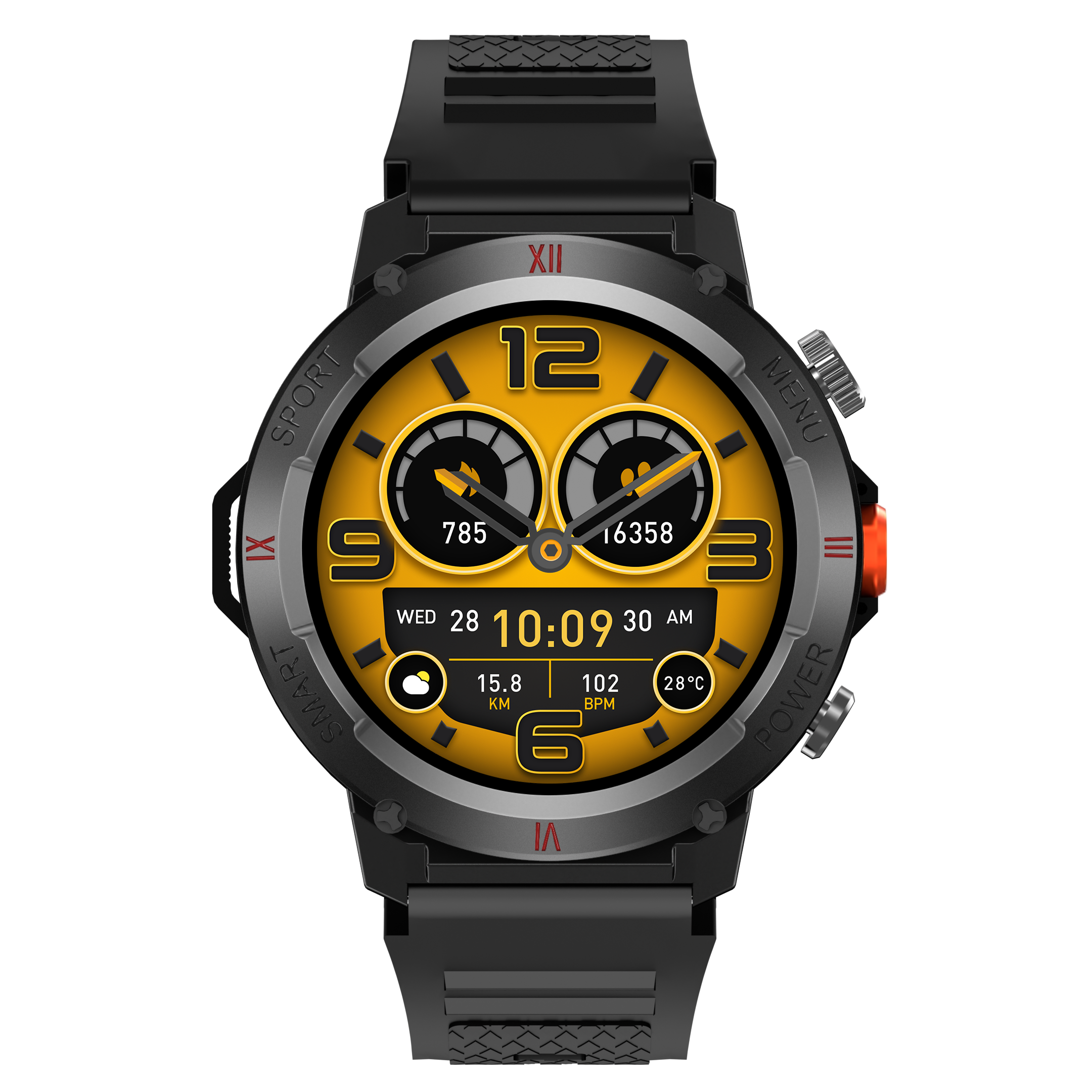 EC126 Smartwatch with Bluetooth Calling and Health Monitoring