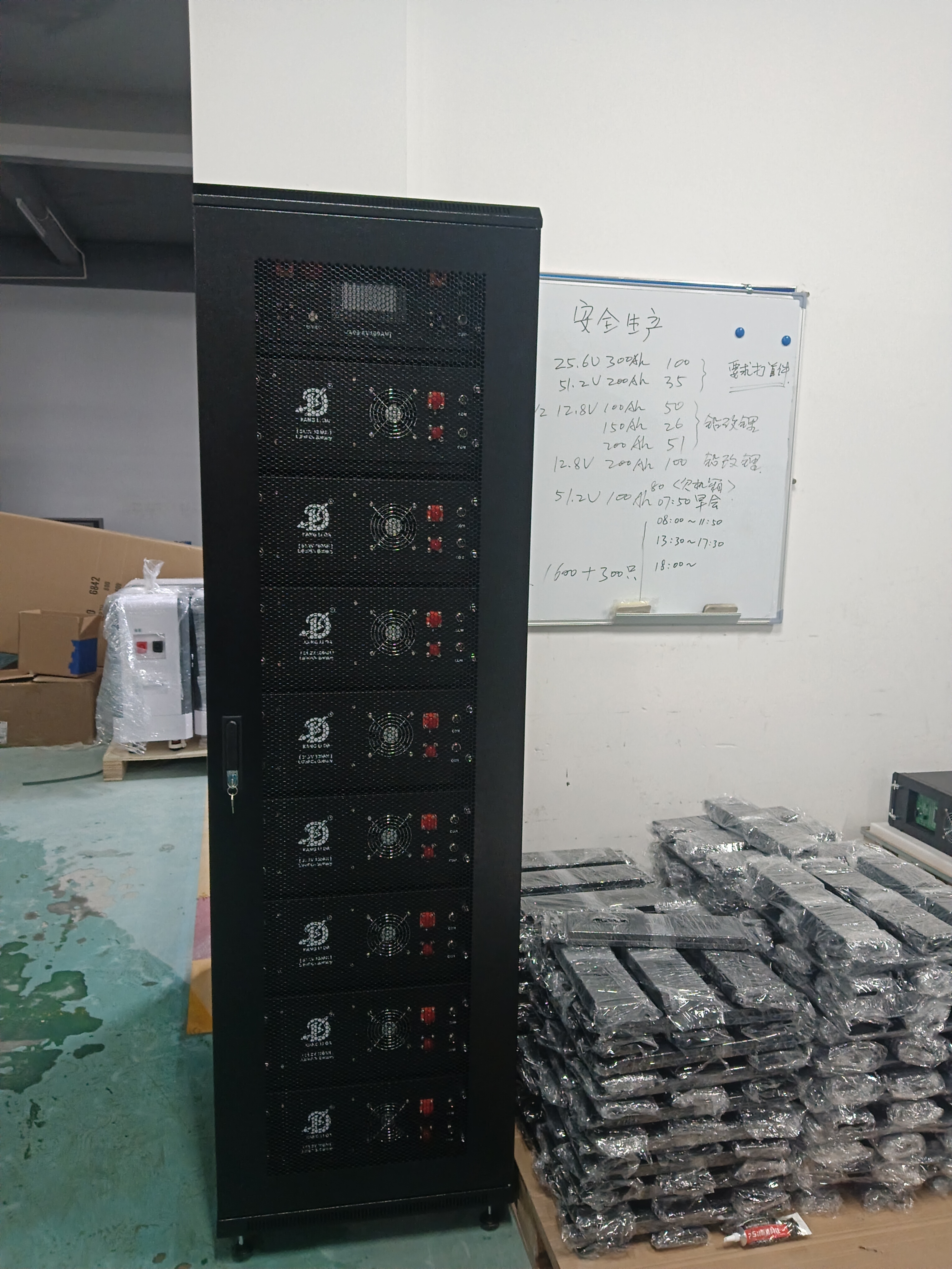 409.6V 100Ah LFP Lithium Battery 40.96kWh with BMS