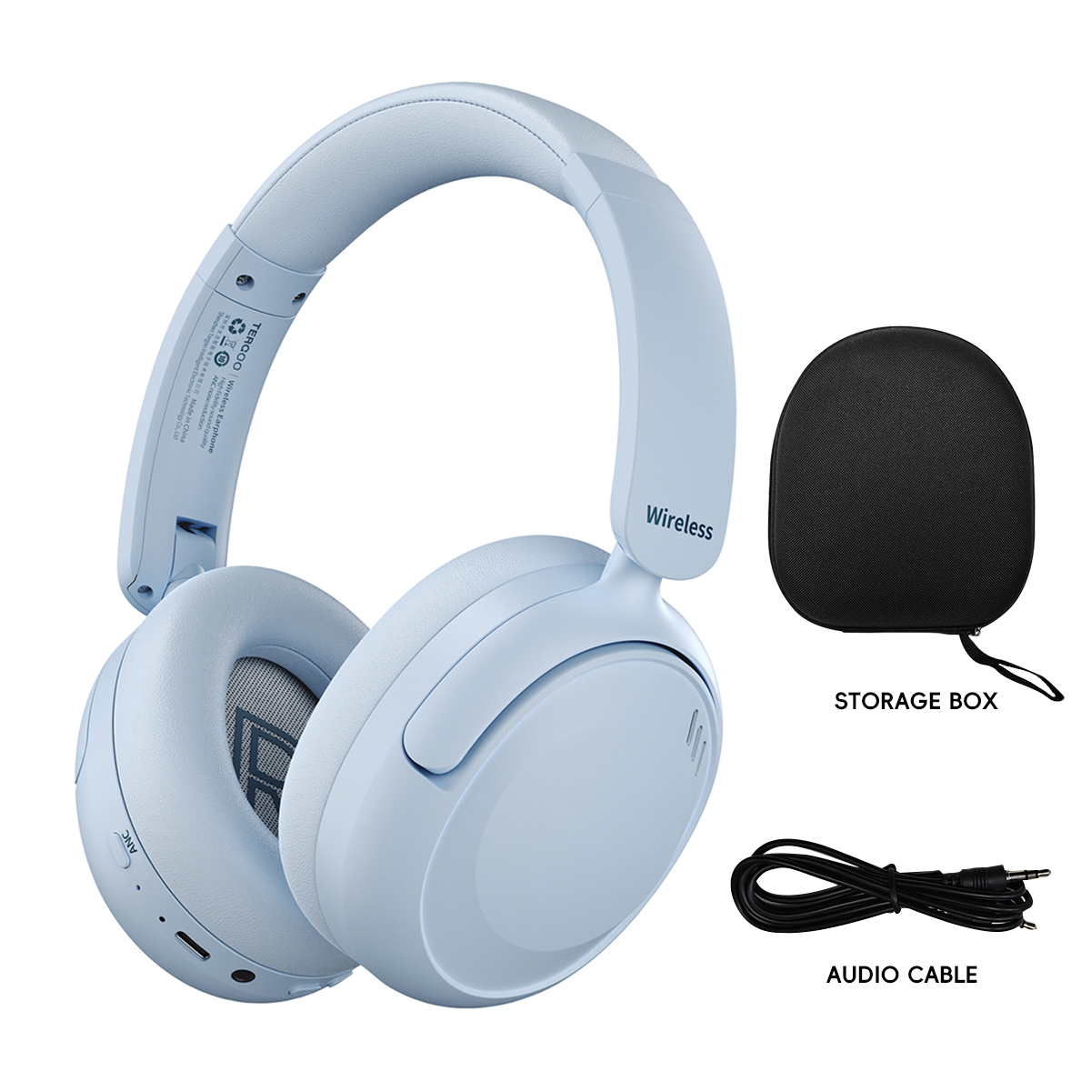 OEM Hybrid Active Noise Cancelling Wireless Over-Ear Bluetooth Headphones