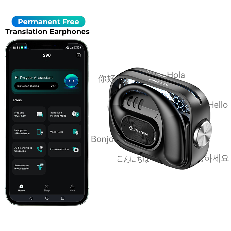 Real-Time AI Translation Earbuds with 164 Languages