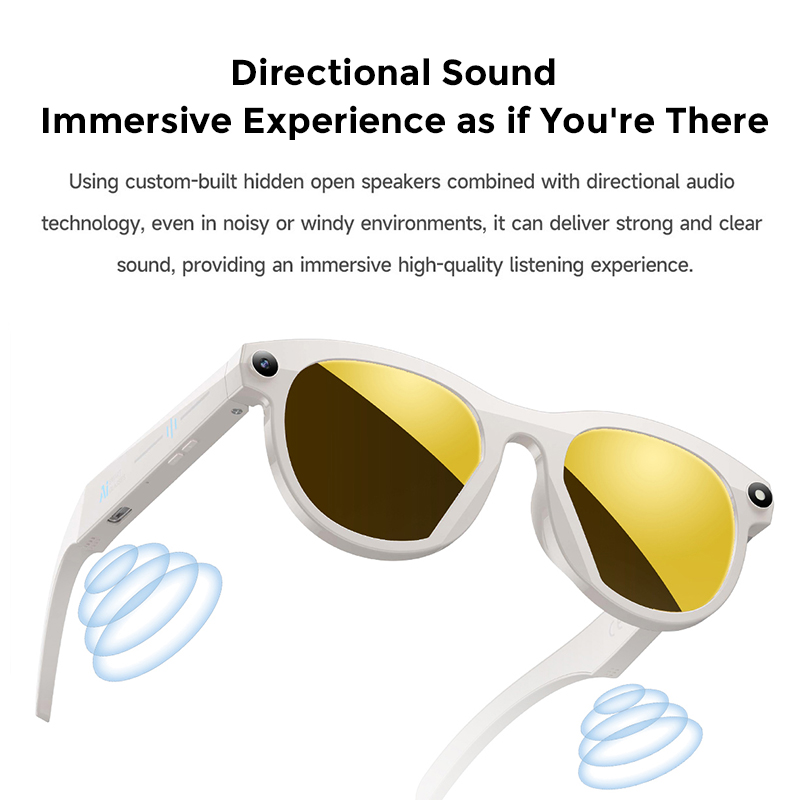 GPS Navigation Sunglasses with ChatGPT and Multilingual Translation