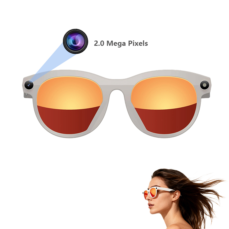 AI Camera Sunglasses with HD Lens and Wireless Audio/Video Recording