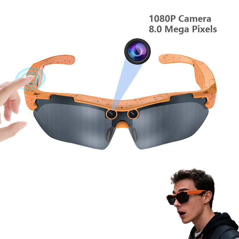 ChatGPT Sports Sunglasses with Camera for Cycling and Running