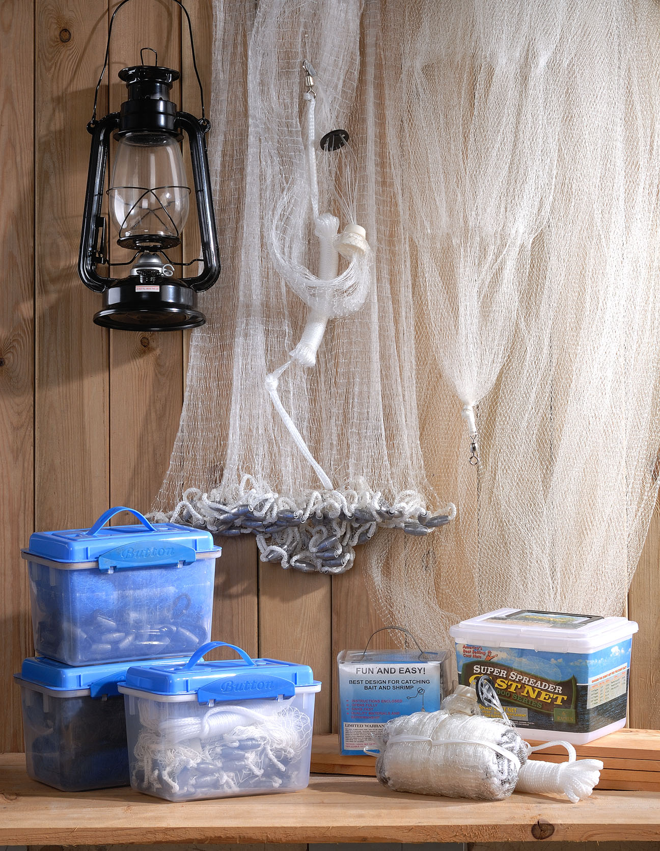 Bulltrout Cast Net for European Market