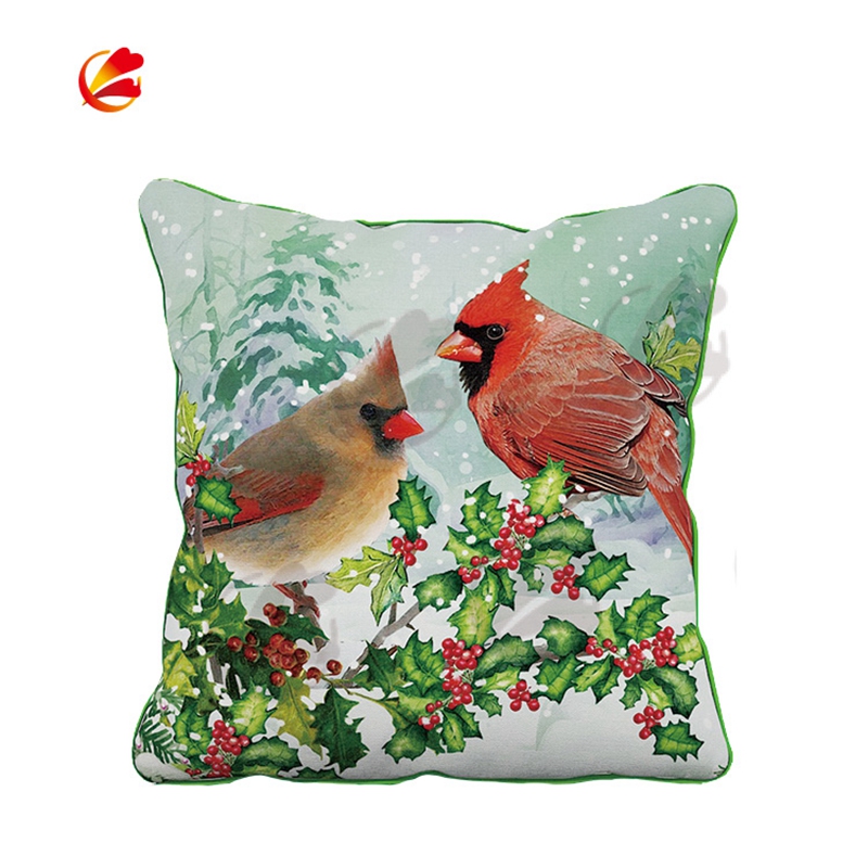 Wholesale 100% Cotton Canvas Print Cushion Pillow