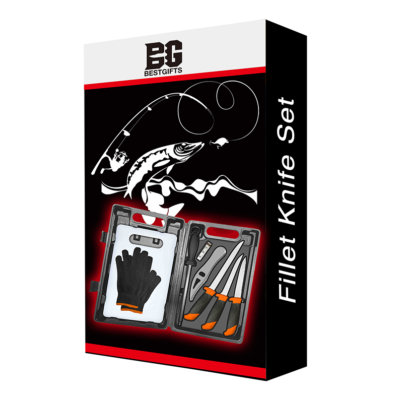 10-Piece Fillet Knife Kit with Accessories