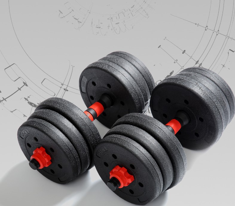 Cement Adjustable Dumbbell for Gym Fitness and Strength Training