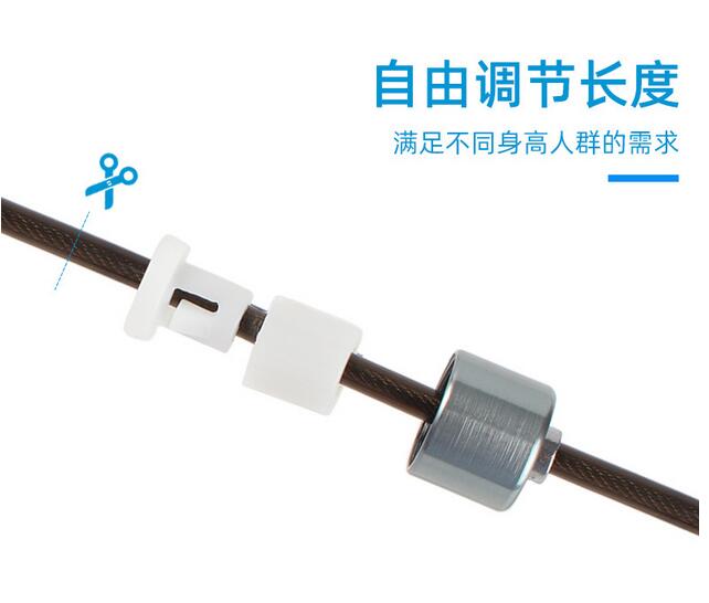 Aluminum Handles Jump Rope with Steel Wire