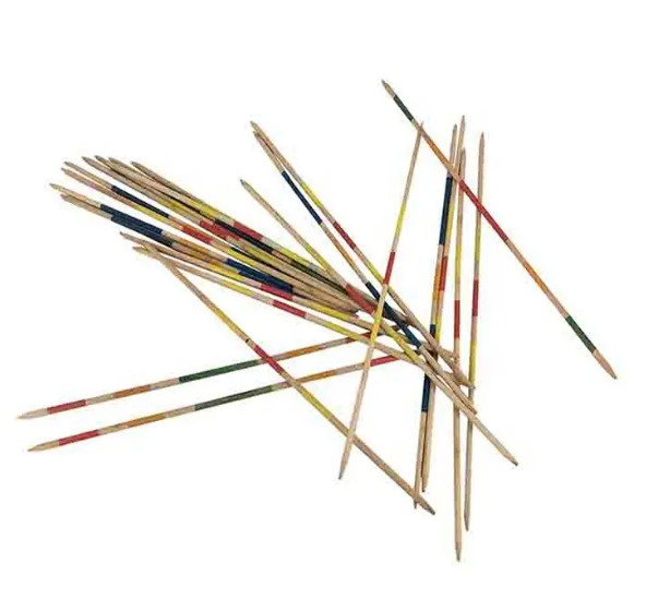 Mikado Wooden Outdoor Garden Lawn Game Set