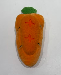 Soft Carrot Plush Toy for Pets