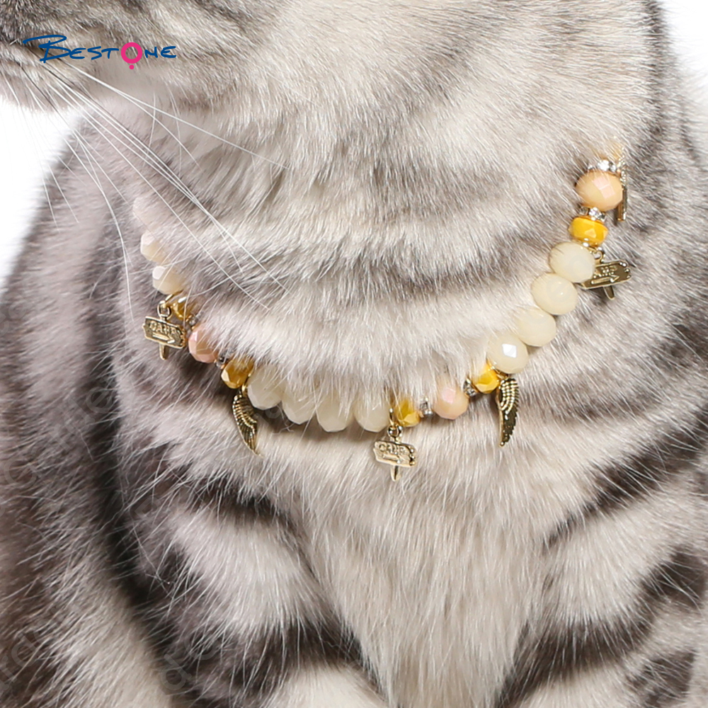 Pet Collar Necklace with Wing Pendant
