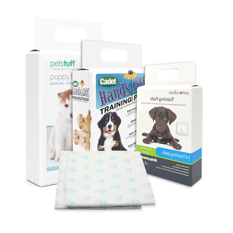 Printed Dog Cat Pee Pad with Wet Indicator