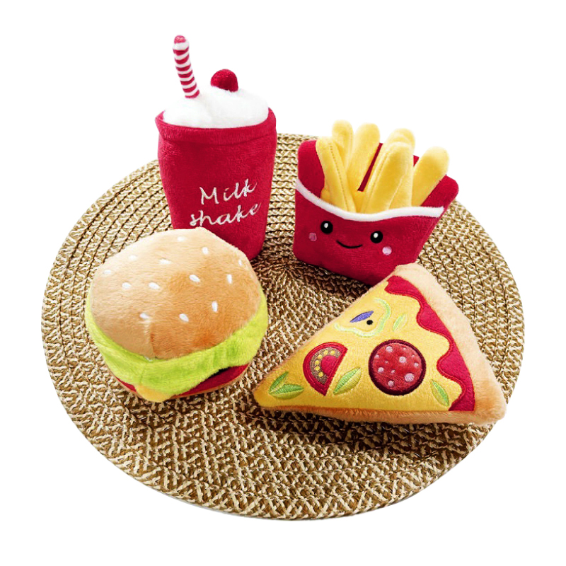 Custom Interactive Squeaky Chew Pet Plush Toy