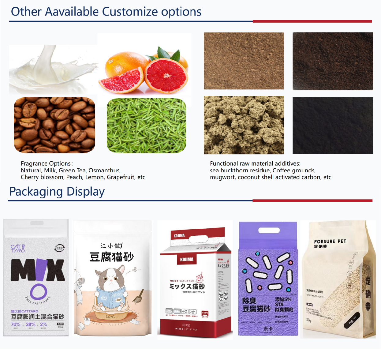 Dust-Free Rapid Clumping Food Grade Flushable Tofu Cat Litter