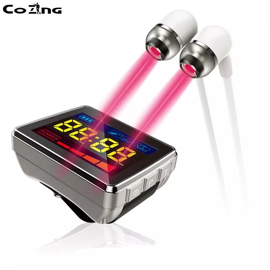 COZING-WS12 Laser Therapy Device for Otitis Media, Tinnitus, and Meniere's Syndrome