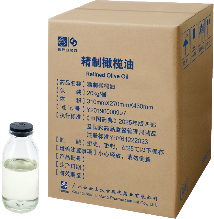 Refined Olive Oil for Injection