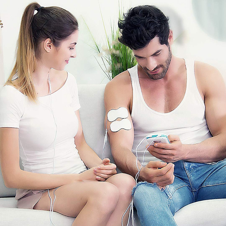 FDA Dual Output Electronic Pulse TENS Unit EMS Body Massager