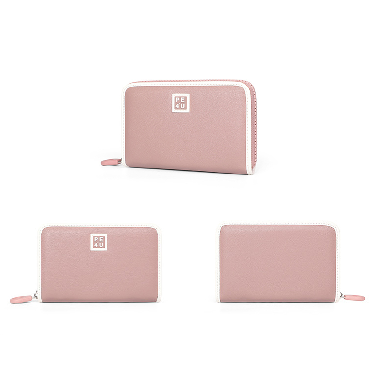 Short Zipper PU Wallet for Women