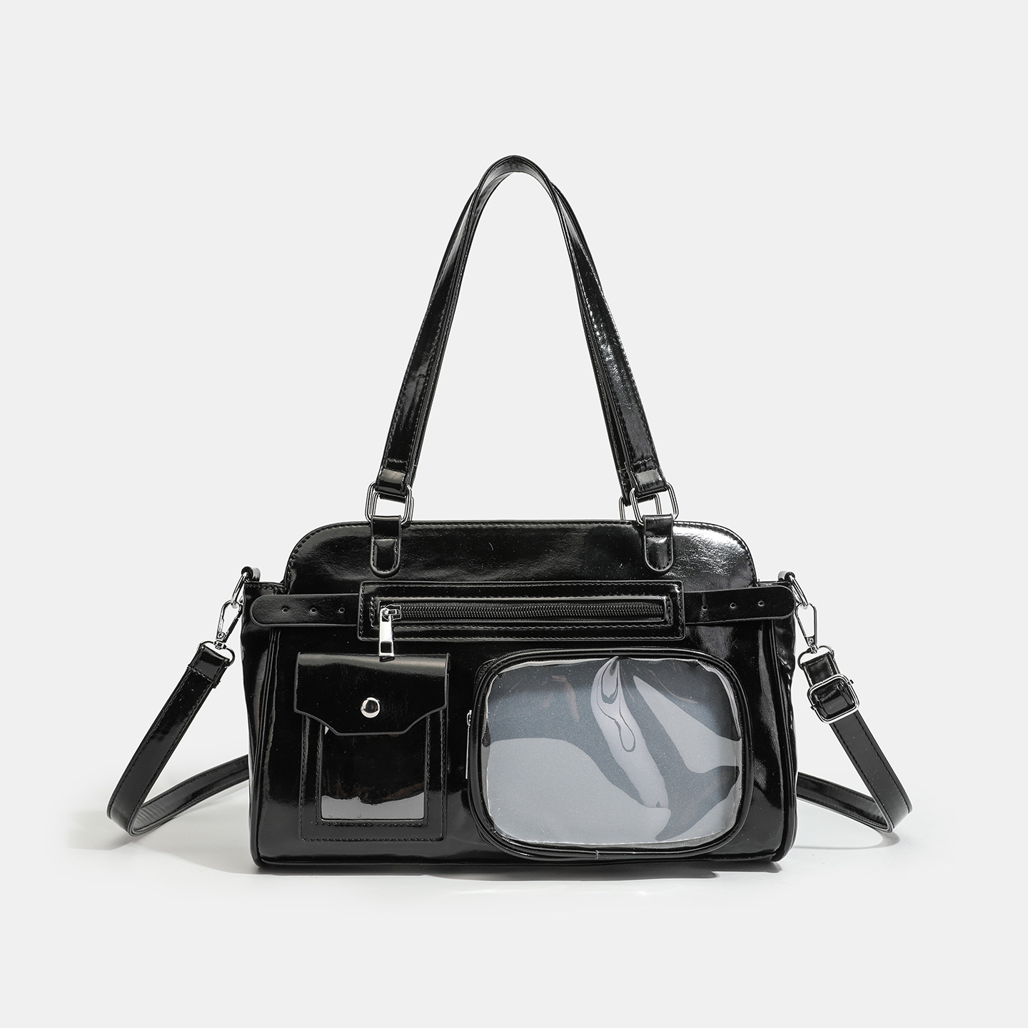 One-shoulder niche crossbody bag with large capacity for commuting