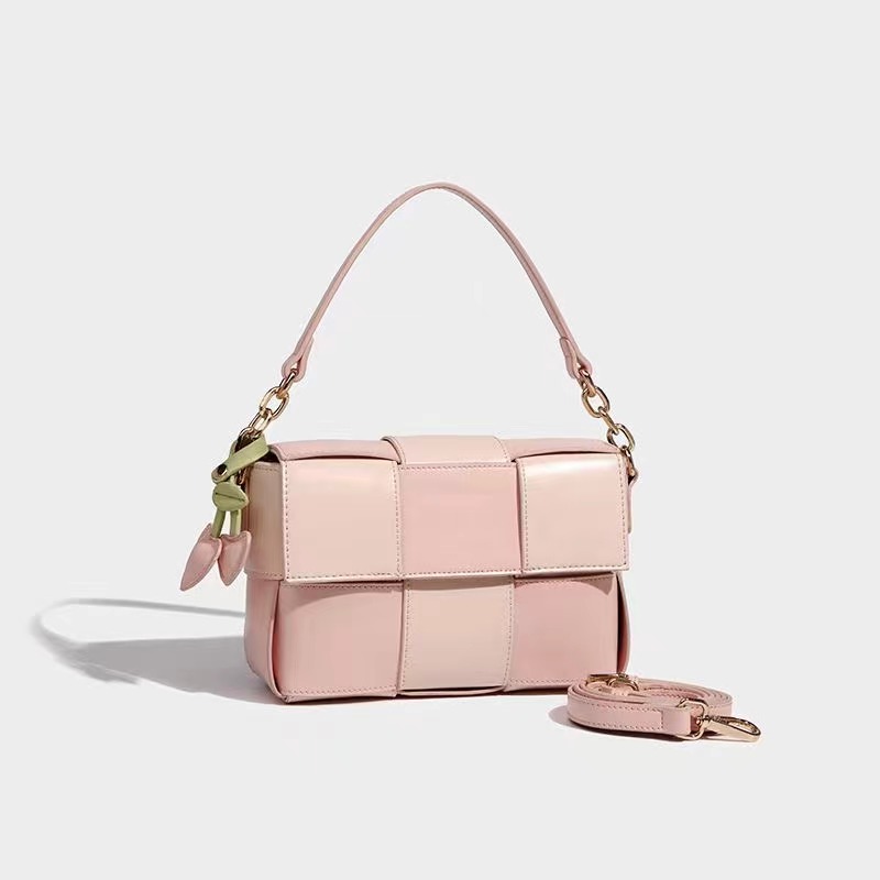 Elegant PU Leather Zipper Closure Women's Crossbody Handbag