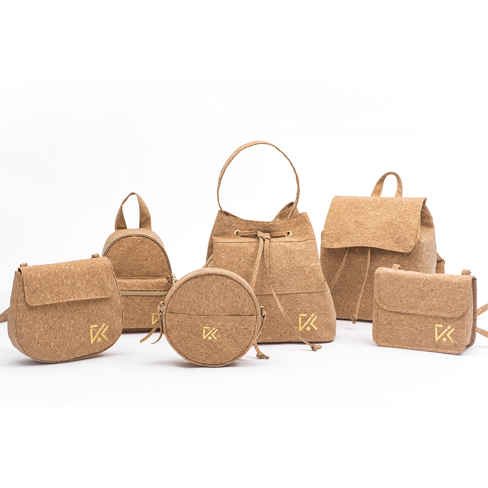 Recycled Eco-Friendly Calico Bag with Pockets