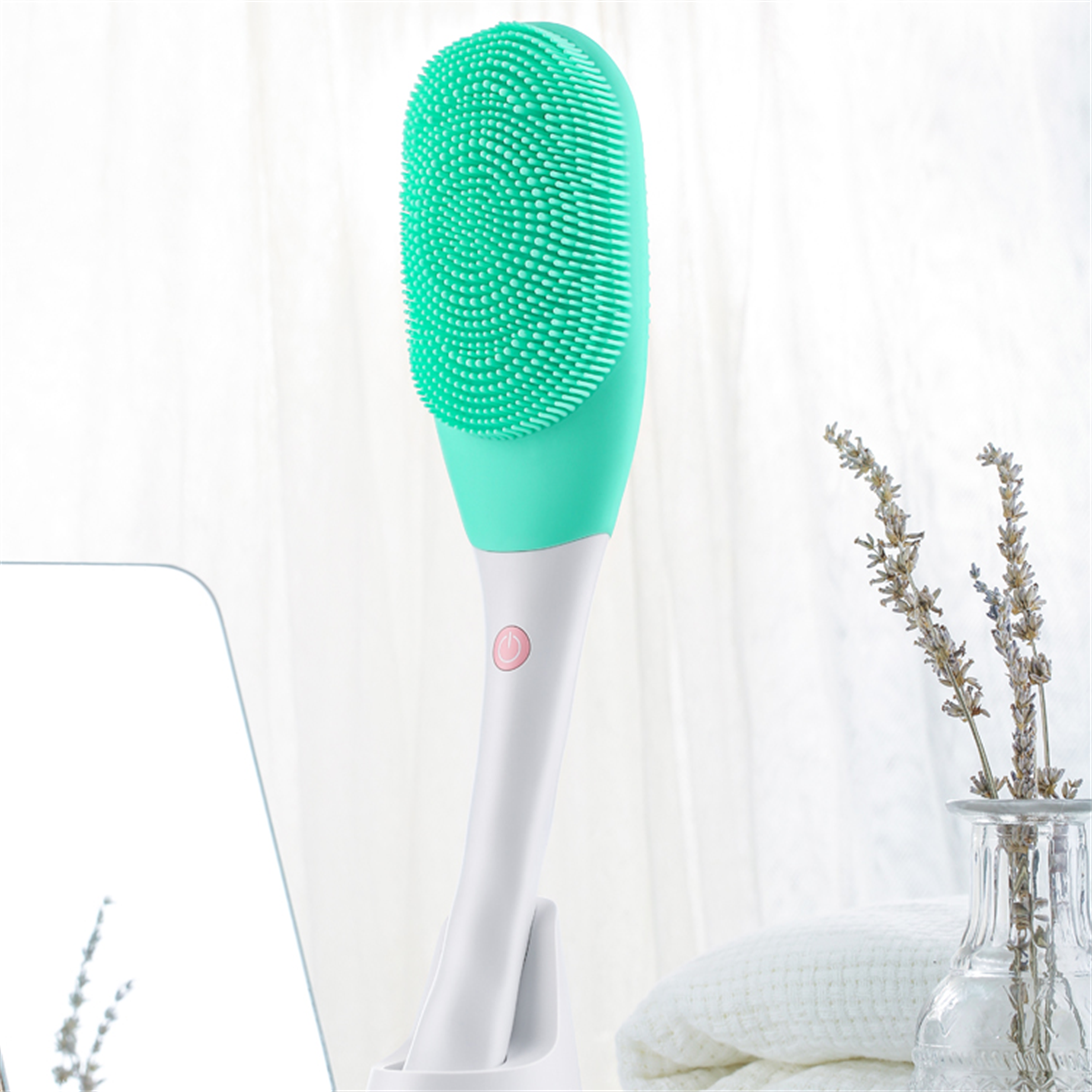 Silicone Electric Bath Body Back Brush
