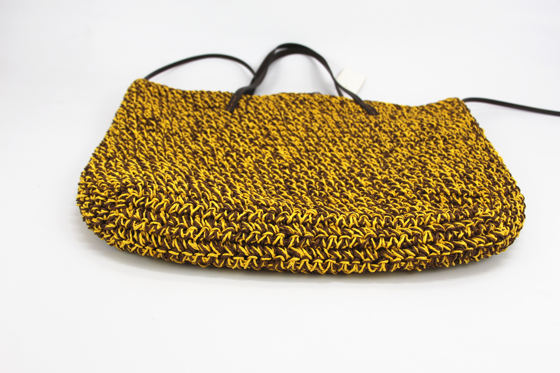 Mixed color crochet bag