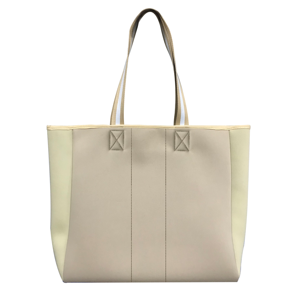 Custom Logo Large Travel Women Gym Pool Beach Neoprene Tote Bag