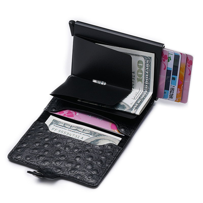 Slim RFID Blocking Aluminum Alloy Business Card Holder