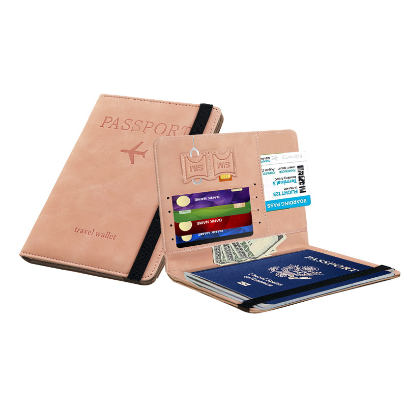 Customizable Pu Leather Passport Covers with Eco-Friendly and Low-Carbon Features