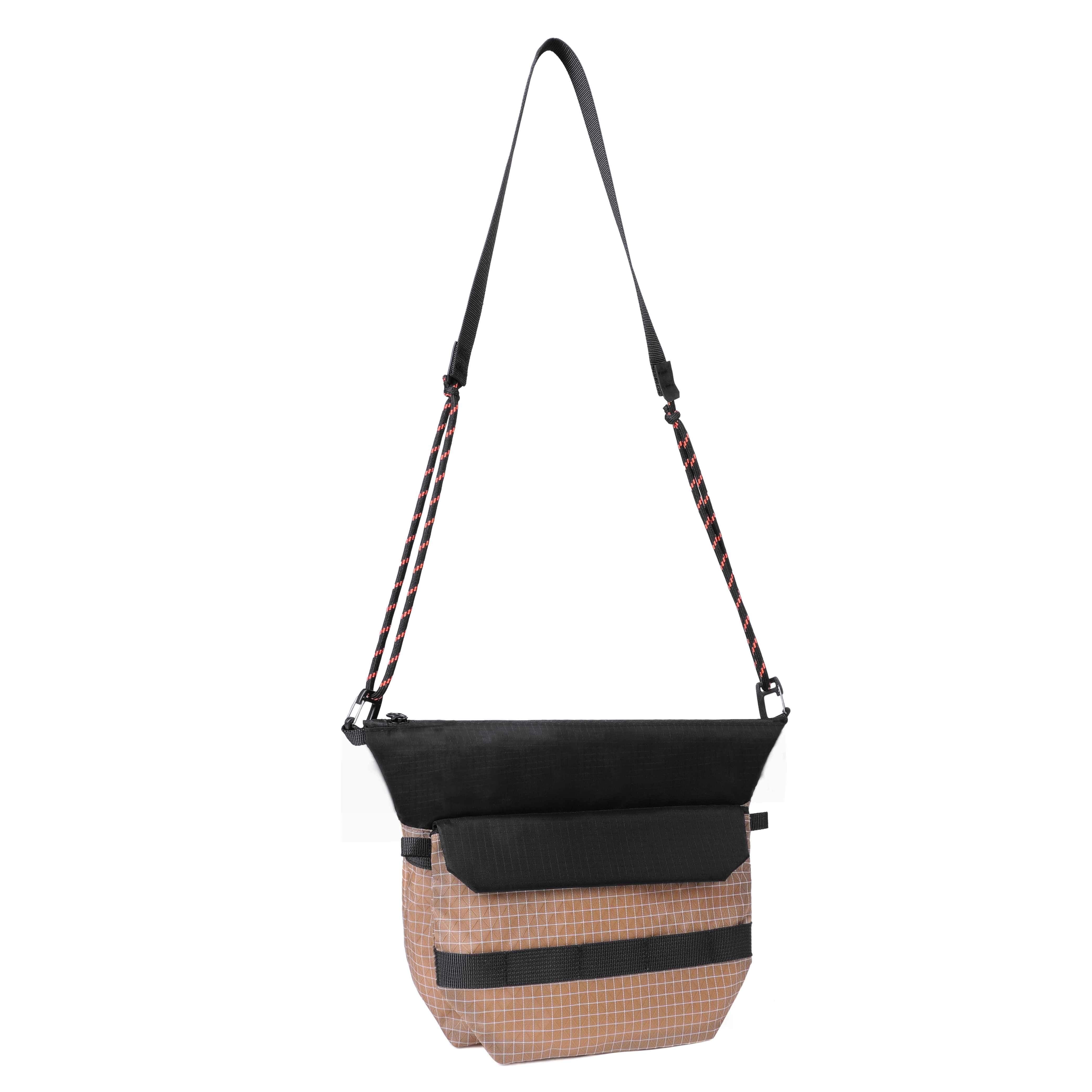Outdoor Functional Waterproof Crossbody Bag with Detachable Pouch