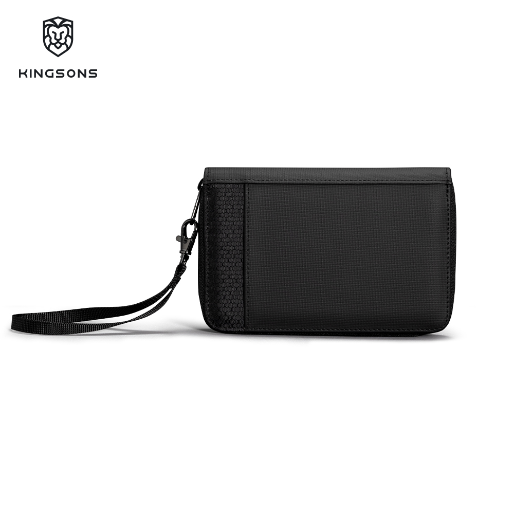 Men's Genuine Leather Zipper Wallet