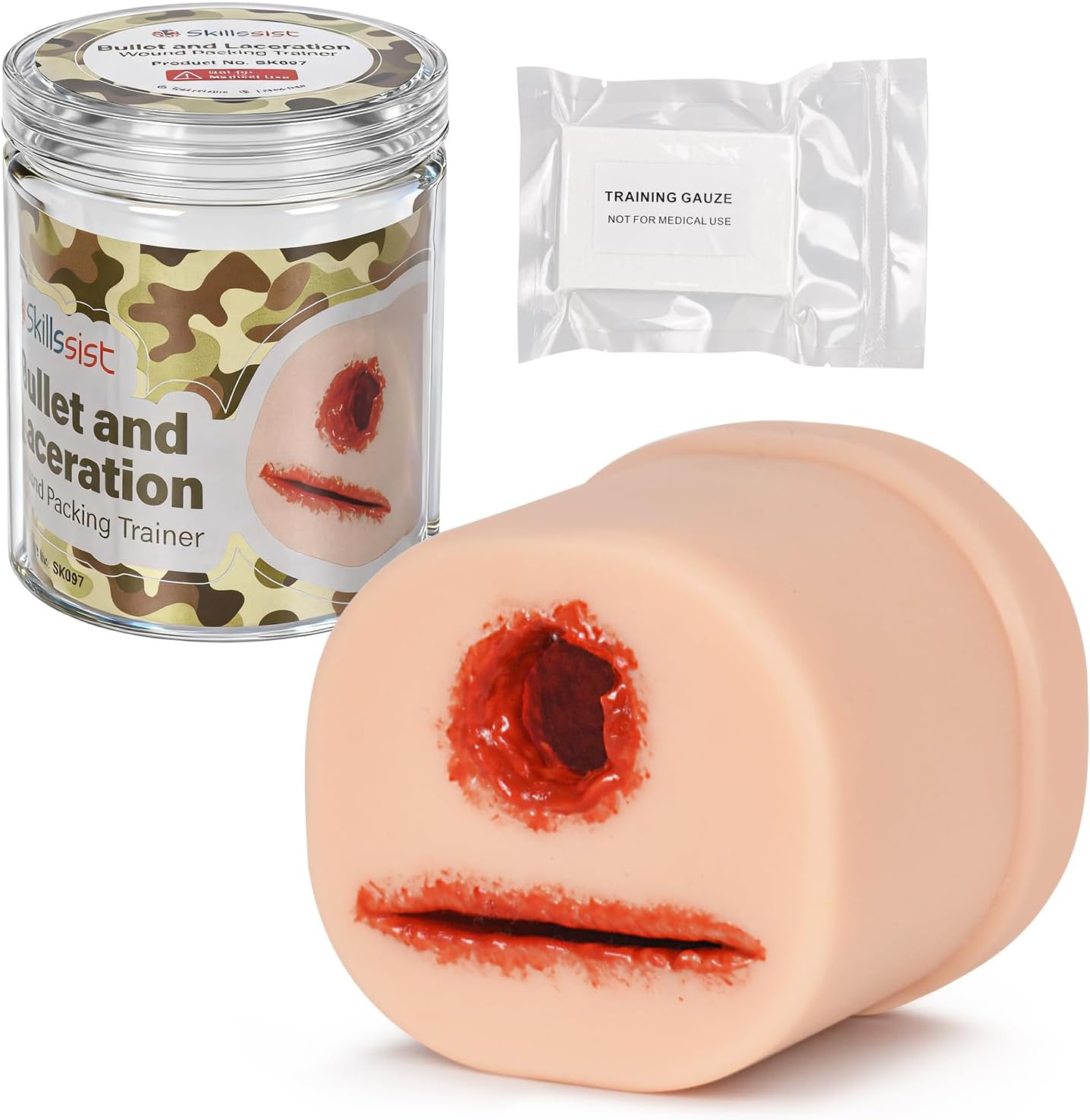 Bleed Control Medical Simulator with Wound Packing Trainer