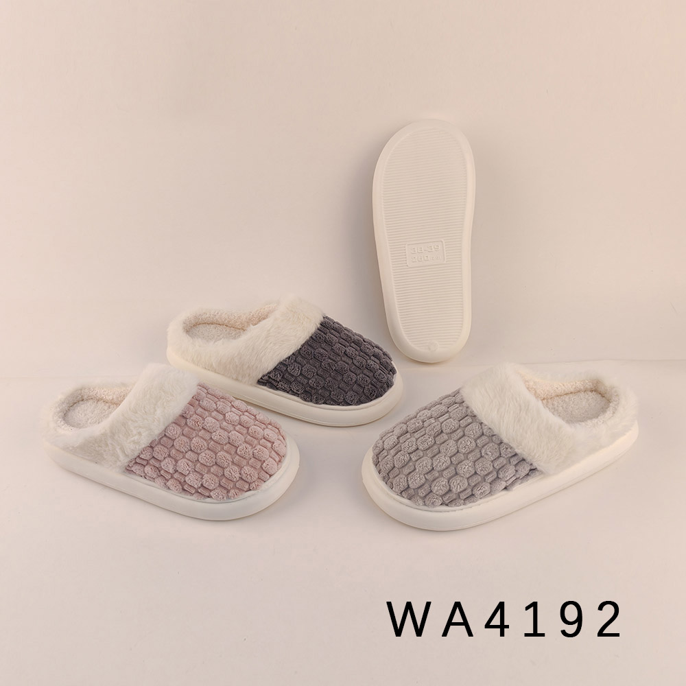 Indoor slippers with light EVA sole