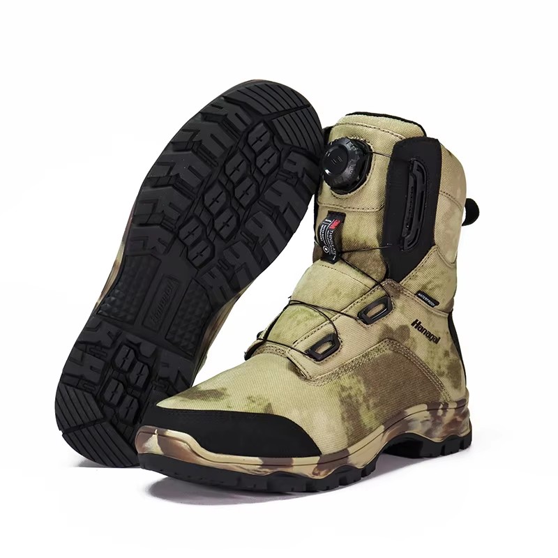 Men's Tactical Hiking Combat Boots with Fitgo System