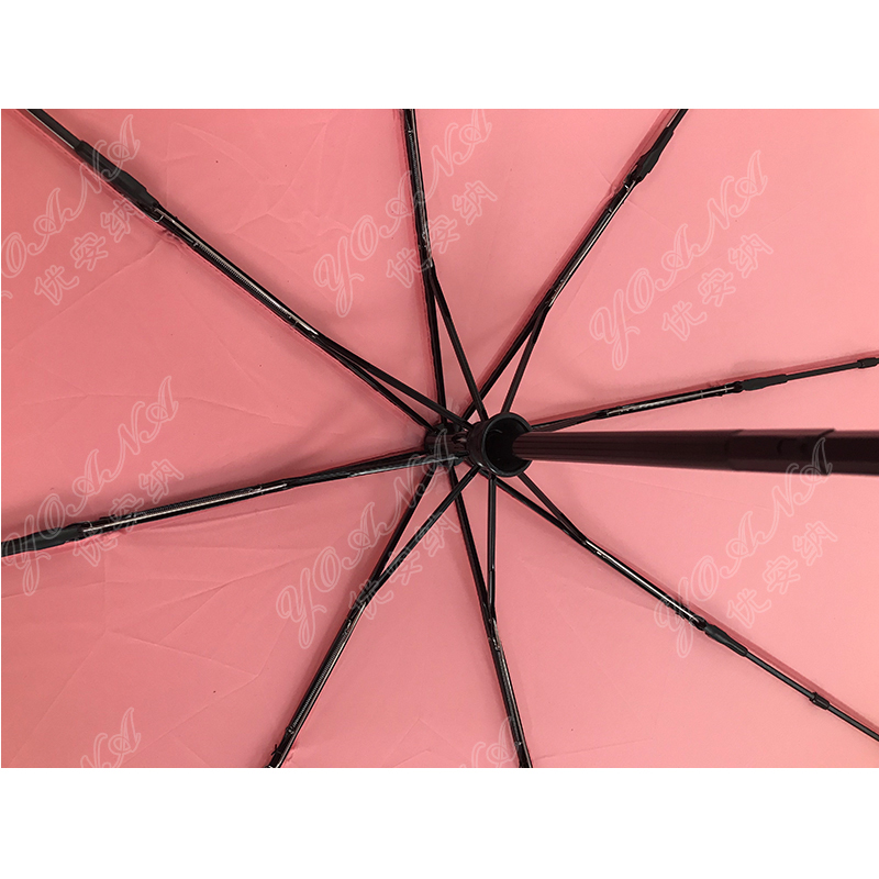 3-Fold Automatic Open/Close Pongee Umbrella